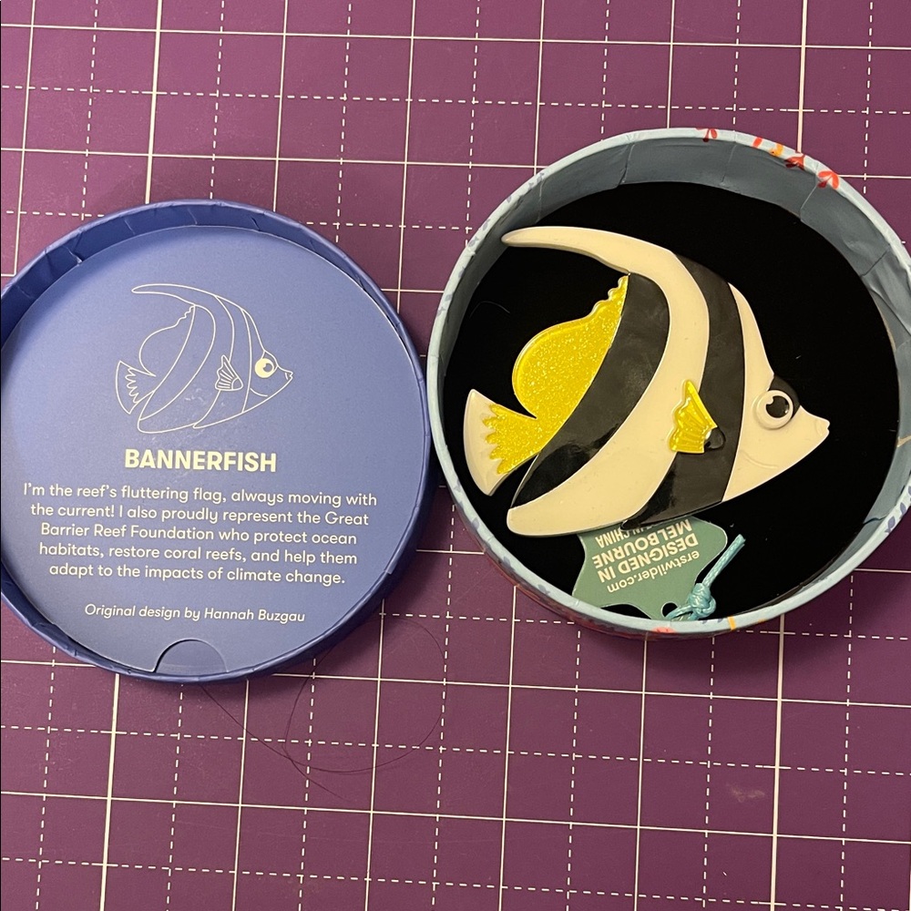 NWB Erstwilder Bannerfish Brooch